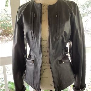 LAST CALL! Black moto leather jacket🖤MetroStyle